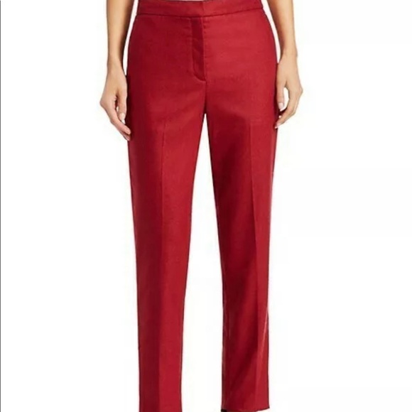 Rag & Bone Poppy Pant Red Sz 4 - Picture 4 of 10